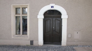 Barock-Tür mit Korbbogen